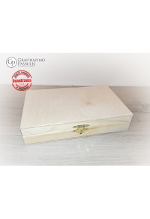 Medinė dėžutė "Pinigams"