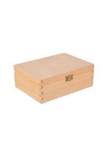 Medinė dėžutė 22*16*8 cm su užsagimu