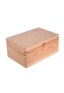 Medinė dėžutė 30*20 cm su užraktu 