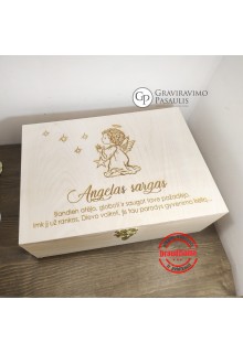 Krikštadėžė - metrika "Angelas Sargas"