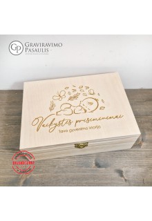 Krikštadėžė - metrika "Vaikystės prisiminimai"