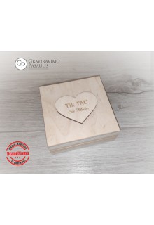 Kvadratinė dėžutė Tik Tau 