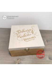 Arbatos dėžutė " Padėka"