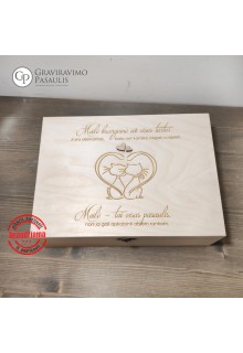 Dėžutė "Meilė – brangesnė už visus  turtus"