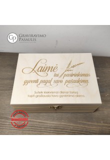 Dėžutė "Laimė"