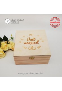 Dėžutė "Just married"