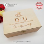 Vardinė dėžutė "Gipsofilus"  Be užsegimo 
