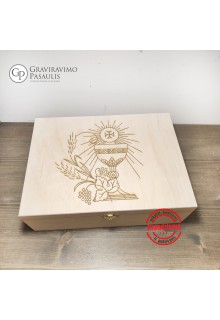 Dėžutė - padėka kunigui.