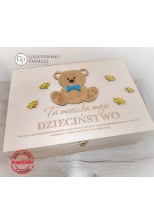 Krikštadėžė - metrika "Meškiukas 1 "