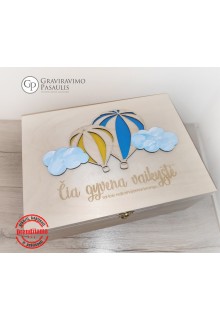 Krikštadėžė - metrika "Oro Balionas"