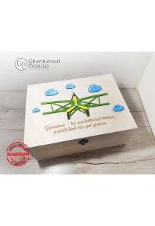 Krikštadėžė - metrika  "Gyvenimas - tai kelionė.... "