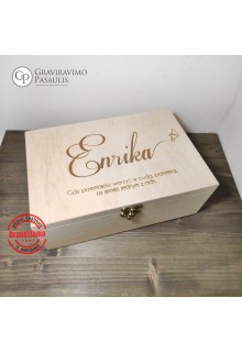 Krikštadėžė- metrika "Enrika"