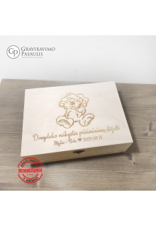 Krikštadėžė - metrika "Meškiukas 3 "