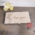 Medinė palinkėjimų knyga  "Gėlės "