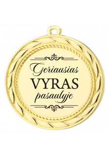 Medalis "Geriausias VYRAS pasaulyje"