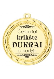Medalis "Krikšto dukrai" 