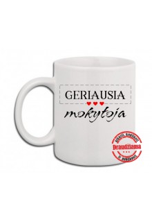 Puodelis "Geriausia Mokytoja" 