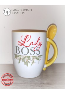 Puodelis "Lady Boss"