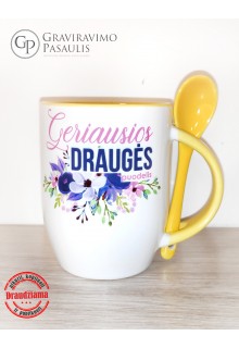 Puodelis "Geriausios draugės puodelis"