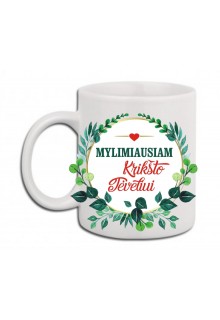 Puodelis "Mylimiausiam Krikšto Tėveliui" 