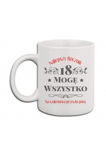 Puodelis "Najlepszy rocznik 18" 