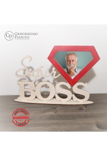 Nuotraukų rėmelis "SUPER BOSS"