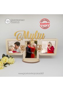 Rėmelis "Myliu" 3 foto