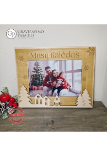 Nuotraukų rėmelis "Mūsų Kalėdos"