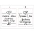 Taurės "Sidabrinių vestuvių proga 25"