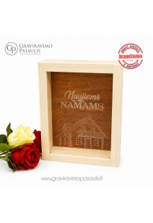 Medinė taupyklė "Naujiems Namams"