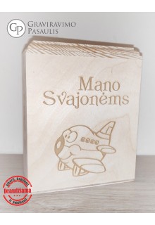 Taupyklė "Mano svajonėms - Lėktuvėlis"