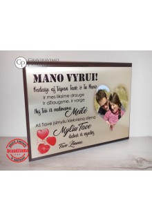 Vardinė lentelė "Mano Vyrui" 