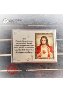Sveikinimas pirmosios komunijos proga "Jėzus"
